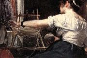 Diego Velazquez Details of The Tapestry-Weavers France oil painting artist